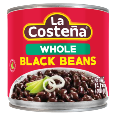 Đậu Đen Ngâm Nguyên Hạt Mexico Whole Black Beans 400g