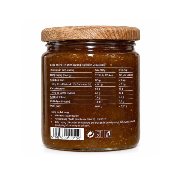 MỨT SUNG KHÔNG ĐƯỜNG SABOR - FIG JAM NO ADDED SUGAR SABOR 280g