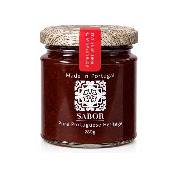 MỨT LÊ RƯỢU VANG PORTO SABOR - ROCHA PEAR WITH PORT WINE JAM SABOR 280g