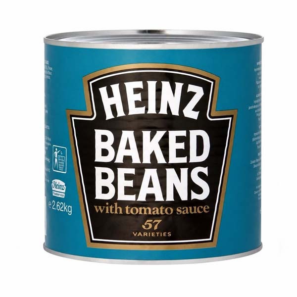 ĐẬU SỐT CÀ CHUA HEINZ - BAKED BEANS WITH TOMATO SAUCE HEINZ 2,62KG
