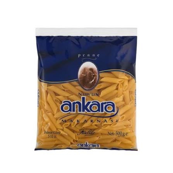 NUI ỐNG XÉO - PENNE PASTA ANKARA 500G