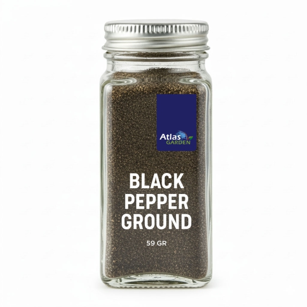 Bột Tiêu Đen (Black Pepper Ground) 59g - Atlas Garden