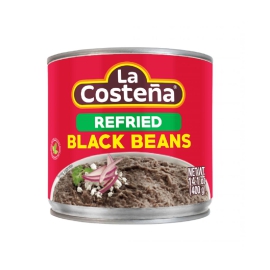 Refried Black Beans- Đậu Đen Nghiền (La Costena) 400g