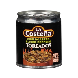 Serranos Sliced Toreados - Sốt ớt Serranos Cắt Lát (La Costena) 220g