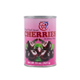 Quả anh đào ngâm không hạt (Pitted Dark Sweet Cherries) Bahman Fine Foods 425g