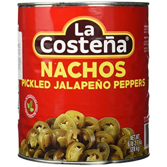 Ớt lát ngâm - Pickled Jalapeno Nacho Slices 2.8kg
