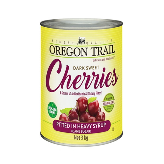 Quả anh đào ngâm (Dark Sweet Cherries) Oregon Trail  439g